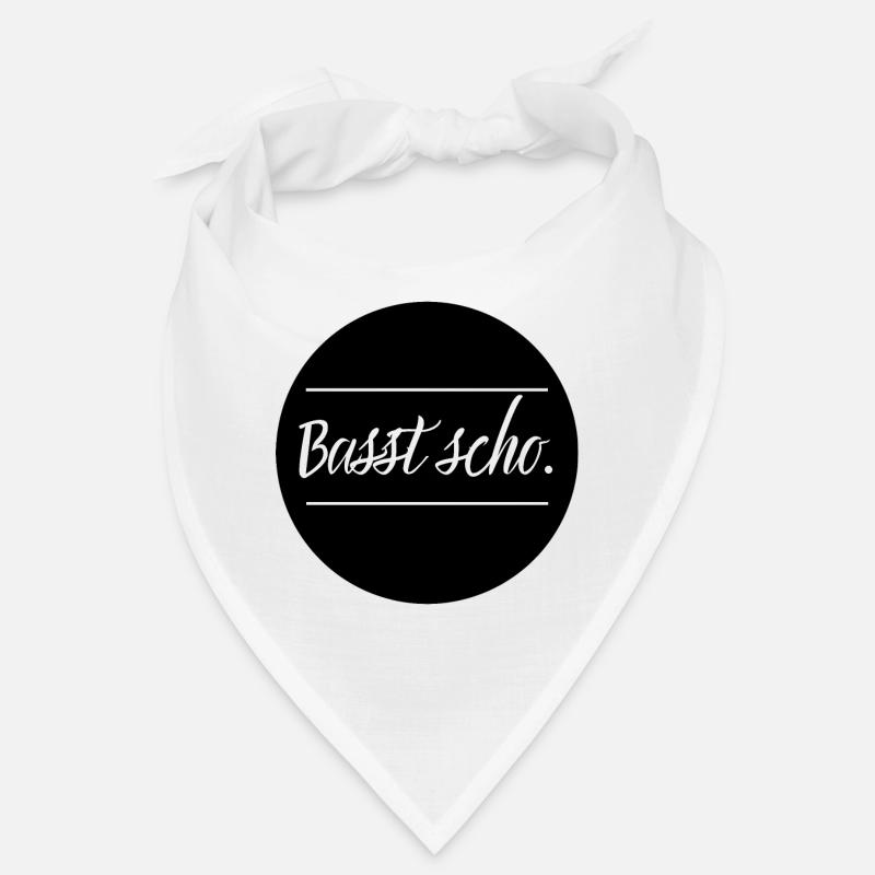 Basst scho. schwarz Bandana