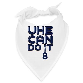 Ukulele - Bandana - Weiß - Vorne
