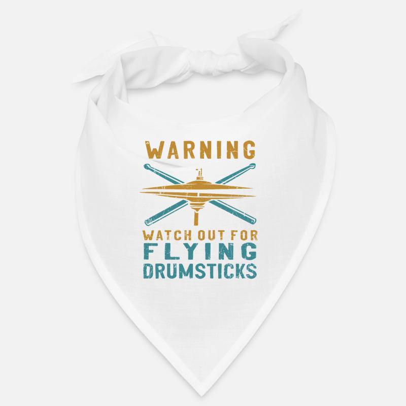 Warning Watch out for flying drumsticks ... Drummer Bandana