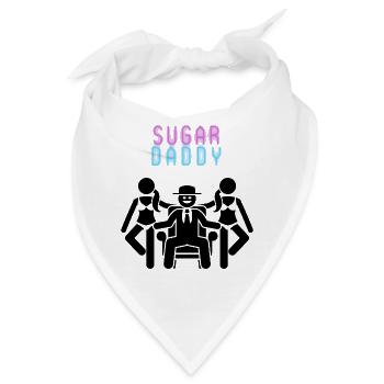 Sugar Daddy Black - Bandana - Weiß - Vorne