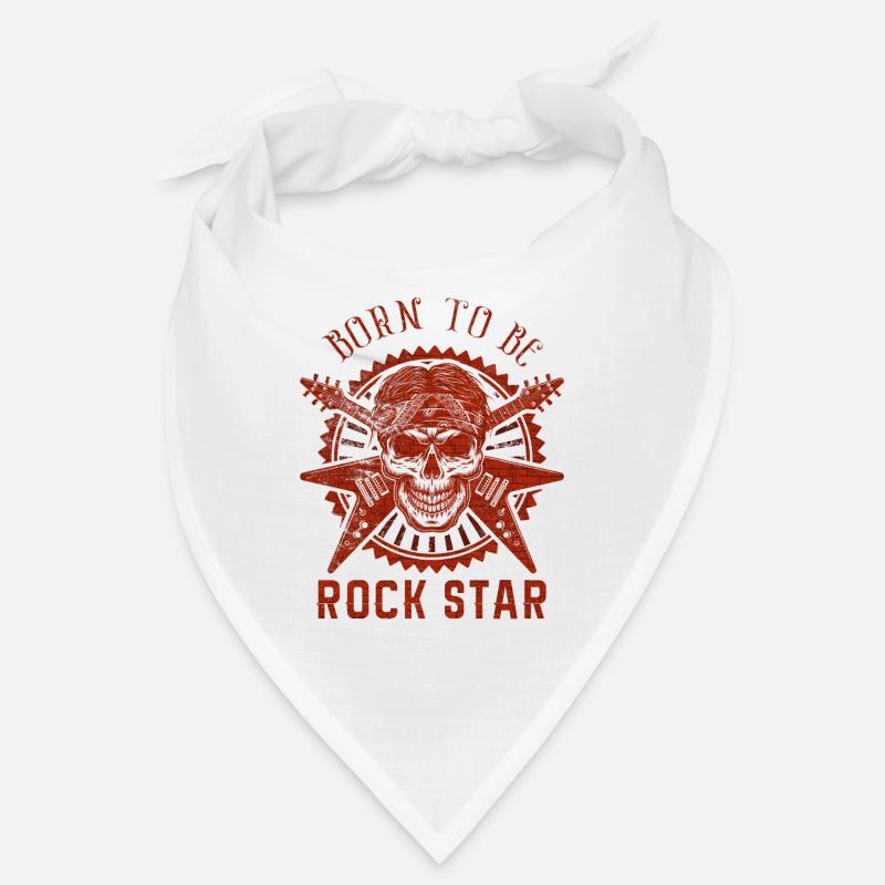 Né pour le rock - Bandana - blanc
