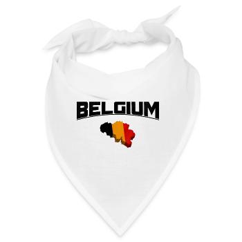 Belgium Belgien België - Bandana - Weiß - Vorne