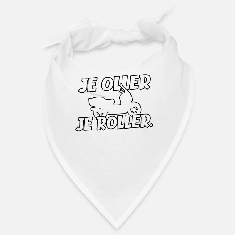 Motorroller Roller Rollerfahrer Geschenk Bandana