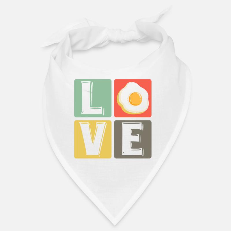 Eggs Fried Egg Scrambled Eggs Love Breakfast Gift Bandana