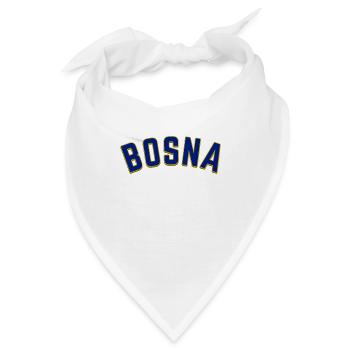 Bosnien - Bandana - Weiß - Vorne