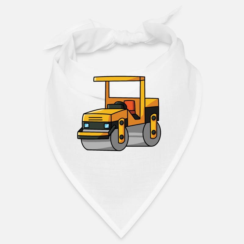 Rouleau chantier de construction machine travailleur de la construction Bandana