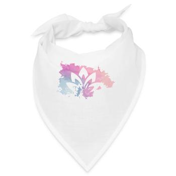 Lotus Yoga Pastel - Bandana - Weiß - Vorne