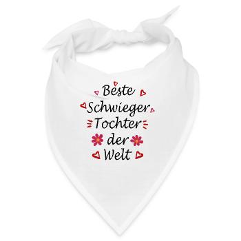 Schwiegertochter Geschenk - Bandana - Weiß - Vorne