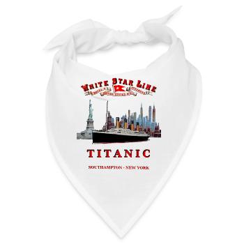 TITANIC NEW YORK - Bandana - Weiß - Vorne