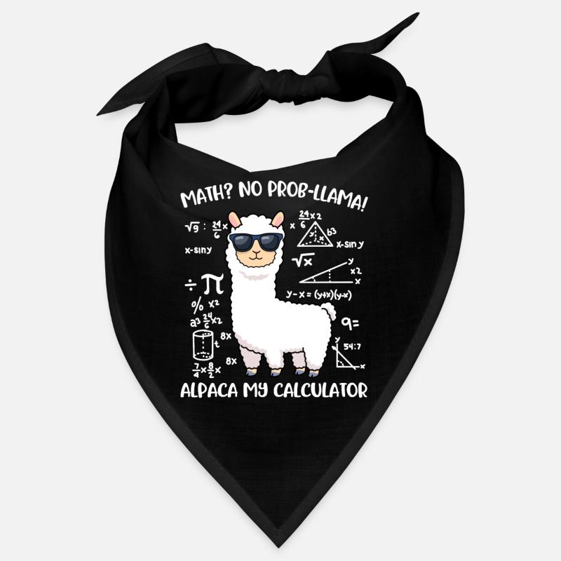 Mathe Alpaca Mathe Llama Lehrer Unterricht Bandana