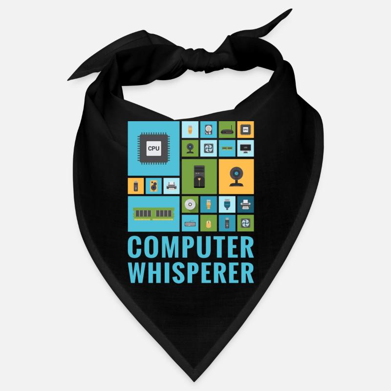 Computer Whisperer Funny IT Tech Support Help Desk Bandana