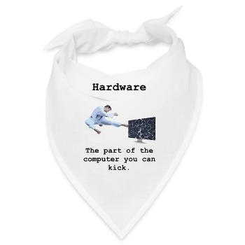 Programming Programmierer Informatik Hardware - Bandana - Weiß - Vorne