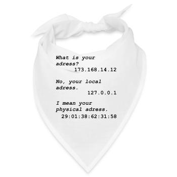 Programming Programmierer Informatiker Informatik - Bandana - Weiß - Vorne