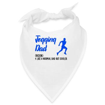 jogging dad - Bandana - Weiß - Vorne