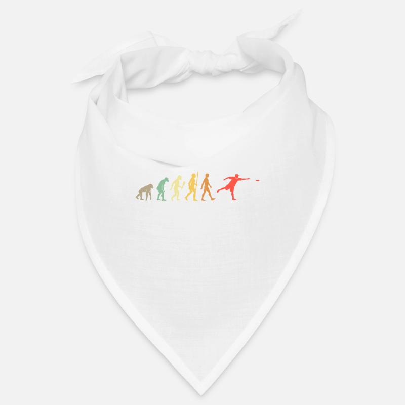 Vintage Disc Golf Evolution Frisbee Geschenk Bandana