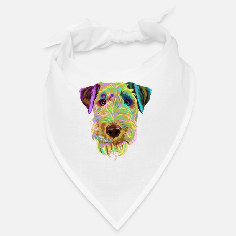 Splash Welsh Terrier Dog Bandana
