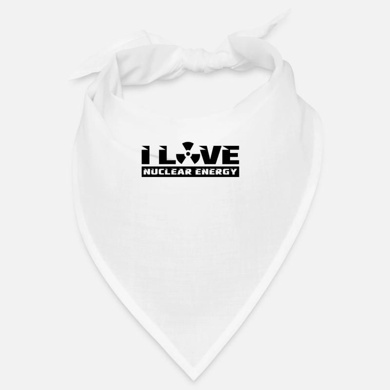 Ich liebe Kernkraft Kernenergie Atomkraft Atom Bandana
