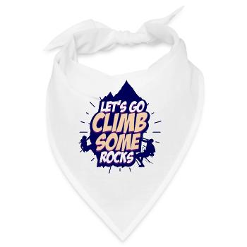 Klettern Kletterer - Bandana - Weiß - Vorne