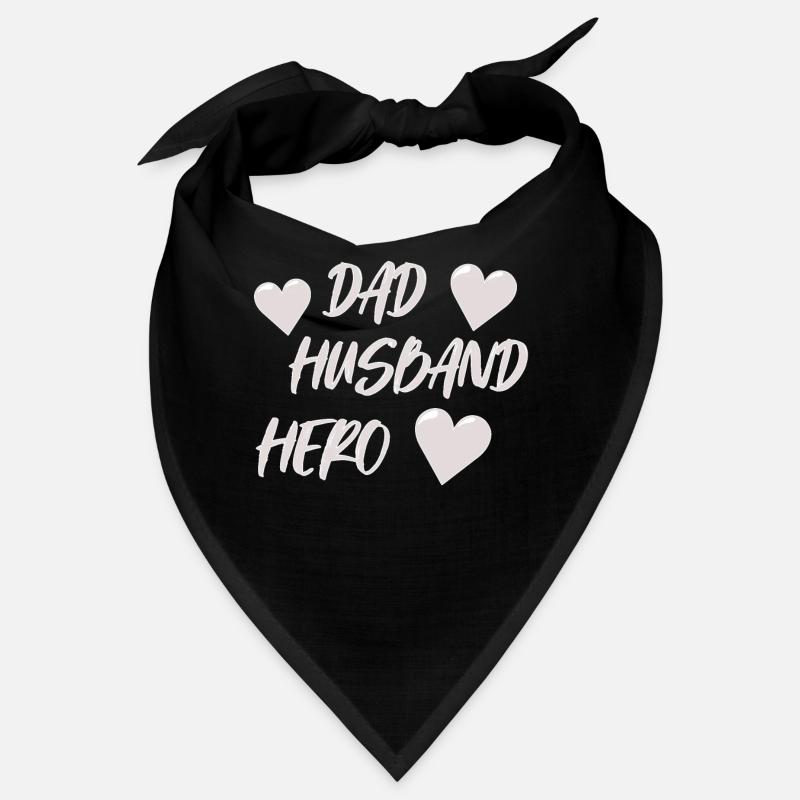 Dad Husband Hero I Papa Ehemann Vorbild Bandana