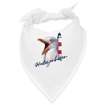 Heiligenhafen Ostsee Urlaub Souvenir Geschenk - Bandana - Weiß - Vorne