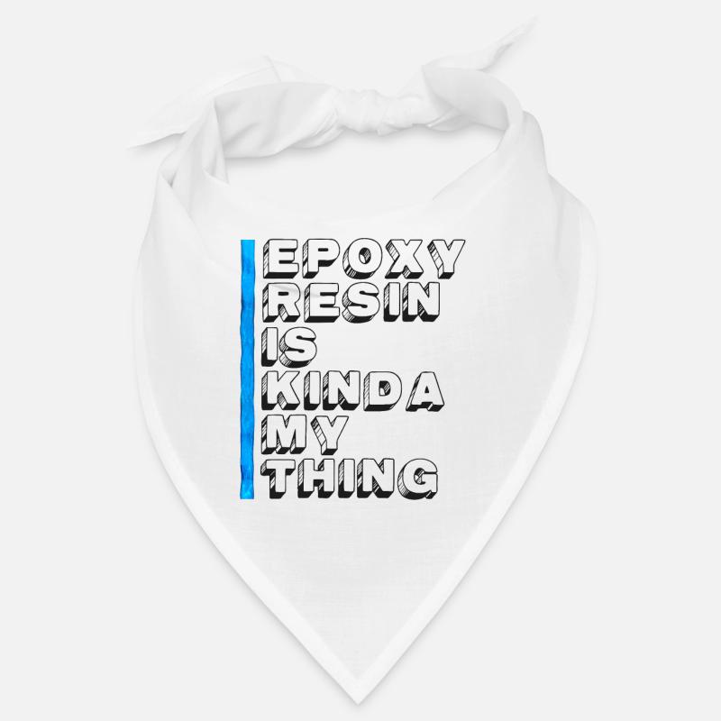 Epoxy Resin Whisperer River Table Art Bandana