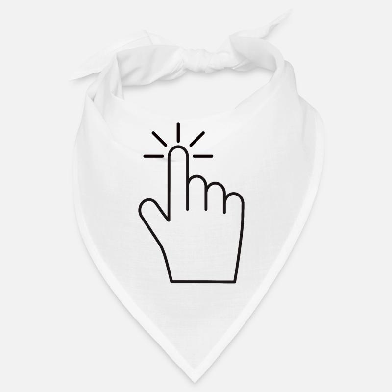 Click Here - Index Finger Click Icon Bandana
