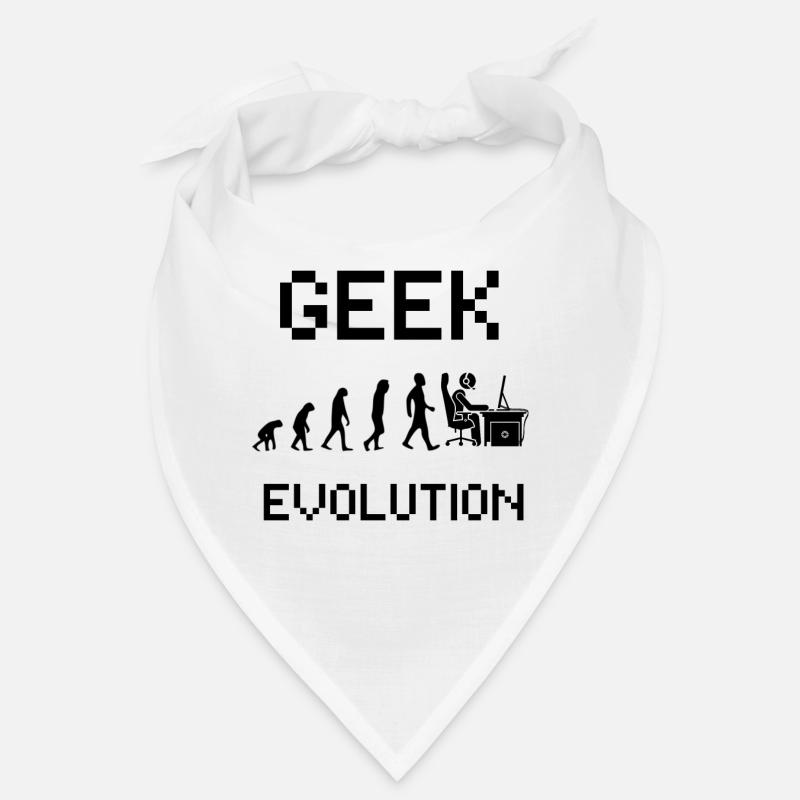 Geek evolution - Gamer evolution - Bandana - blanc