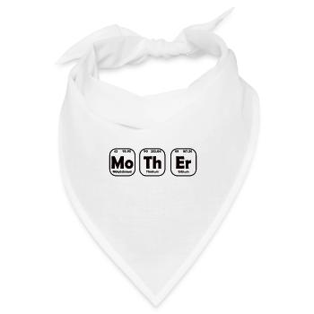 Mother Chemie Periodensystem - Bandana - Weiß - Vorne