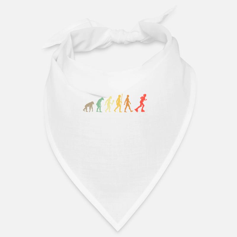 Vintage Inline Skating Evolution Skater Geschenk Bandana