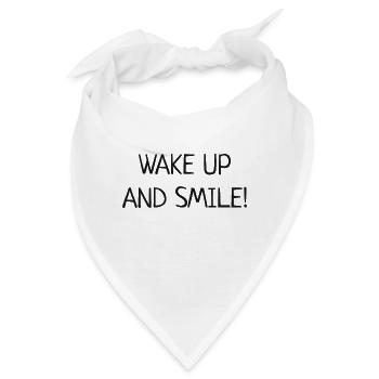 smile - Bandana - Weiß - Vorne