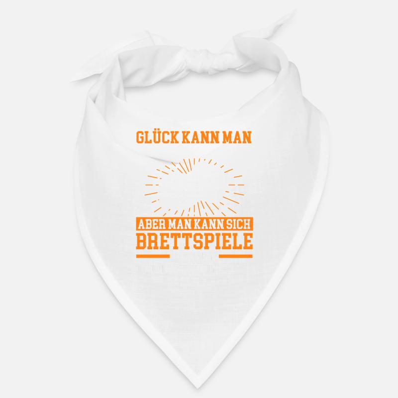 Brettspiele Brettspieler Geschenk - Bandana - Weiß