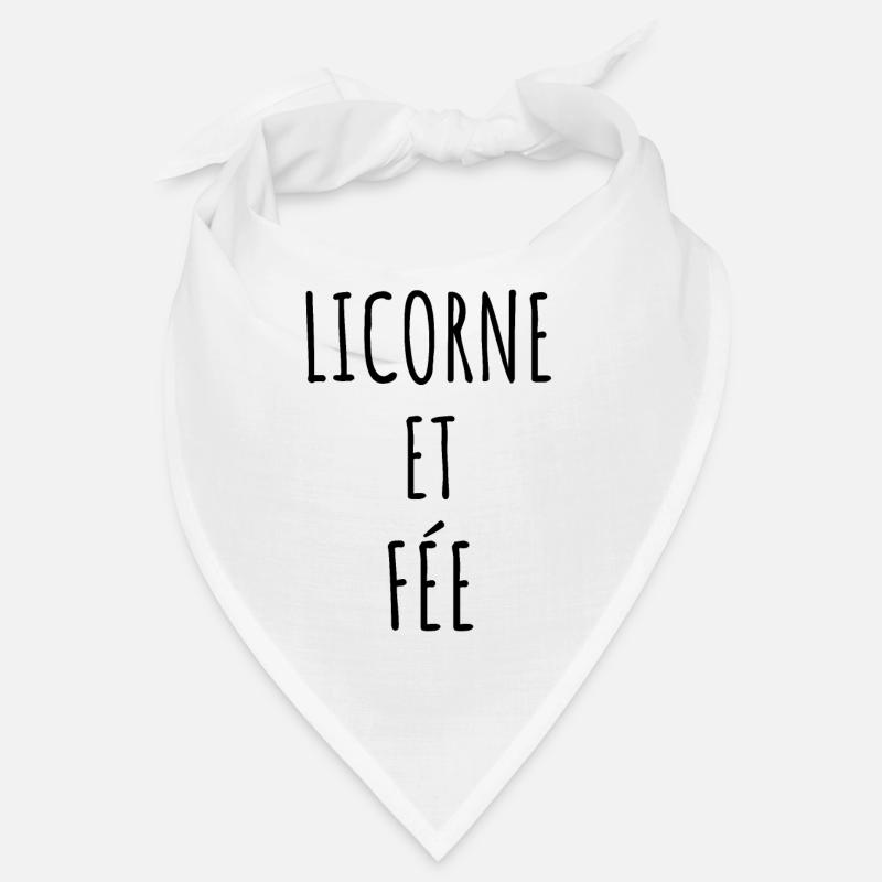 LICORNE ET FÉE idée cadeau humour Bandana