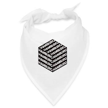 Hamburg Würfel - Bandana - Weiß - Vorne