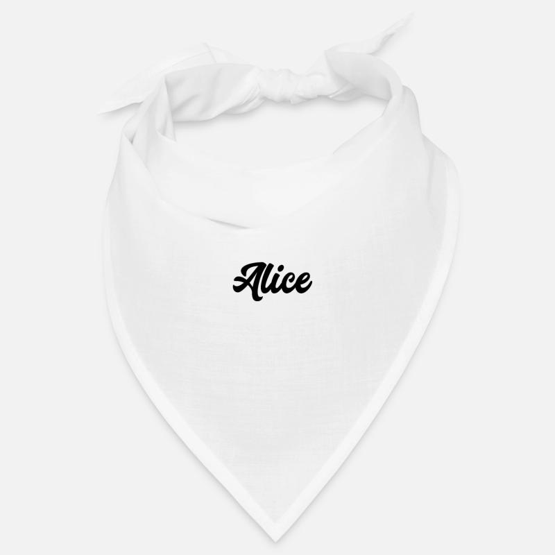 Alice Custom Text Nom d’anniversaire Bandana