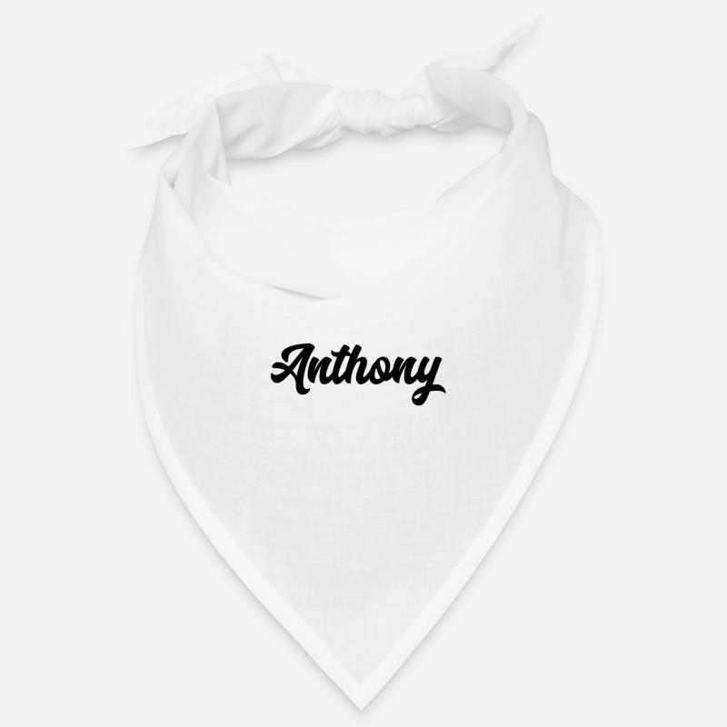 Anthony benutzerdefinierte Text Geburtstagsname Bandana