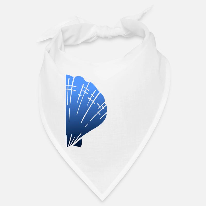 Half Pilgrim's Shell Scalltrail Blue Bandana