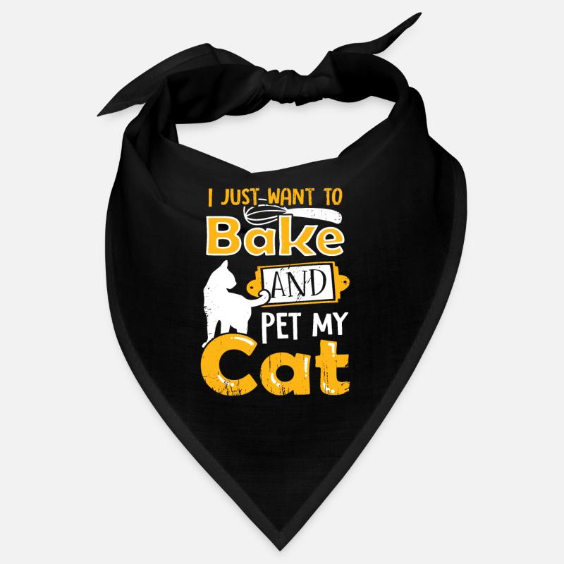 Cuisson Boulanger chat propriétaire de chat cadeau Bandana