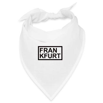 Frankfurt am Main - Bandana - Weiß - Vorne