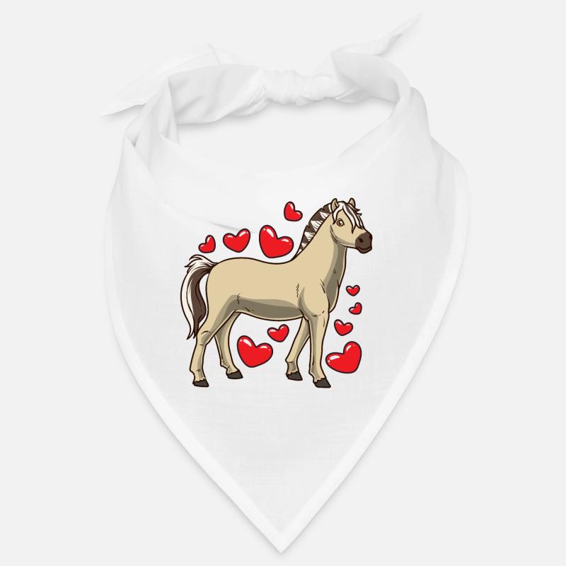 Fjordpferd Geschenk Bandana