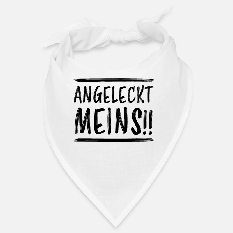 Angeleckt Meins Lustiger Spruch Frech Eis Geschenk Bandana