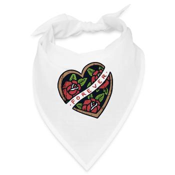 für immer - Bandana - Weiß - Vorne