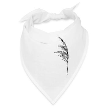 Halm im Wind - Bandana - Weiß - Vorne