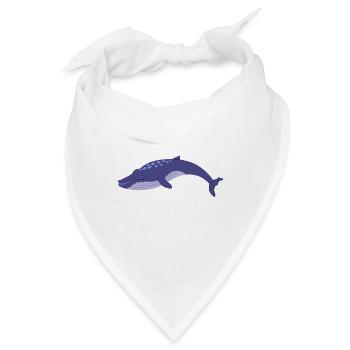 Poker Pokern Pokerspieler Poker Diät Fische Chips - Bandana - Weiß - Vorne