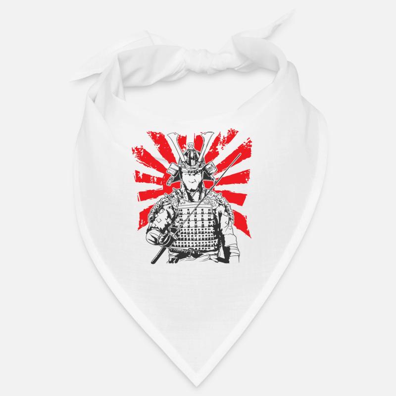 Samurai Schwert Samurai Krieger mit Rüstung Bandana