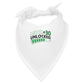 30 Geburtstag Ü30 | 30s Birthday 30er Dreißiger - Bandana - Weiß - Vorne