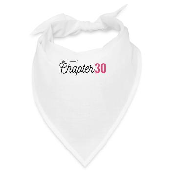 30 Geburtstag Ü30 Dreißiger | 30s Birthday 30er - Bandana - Weiß - Vorne
