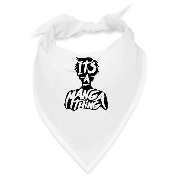 Manga - Bandana - Weiß - Vorne