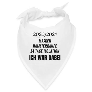 Corona - Bandana - Weiß - Vorne