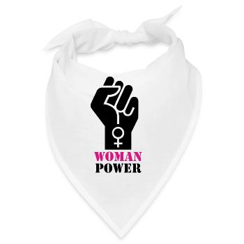 Internationaler Frauentag - Bandana - Weiß - Vorne