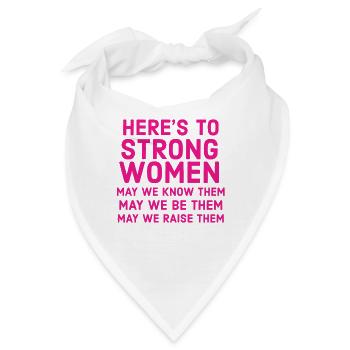 Internationaler Frauentag - Bandana - Weiß - Vorne